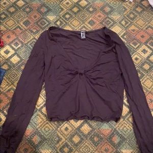 forever 21 black crop top